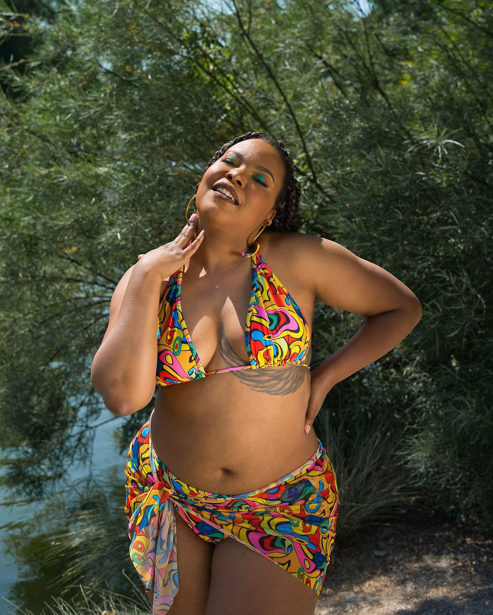 Afrodisiak: Maillot de bain 2 pièces + Paréo