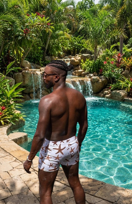 Bermuda Homme étoile de mer Rouge