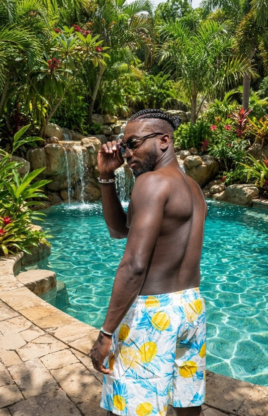 Bermuda Homme Citronné