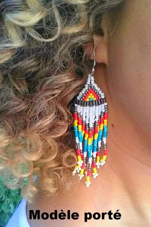 Boucles d'oreille les Tribales inspiration-ethnique.fr