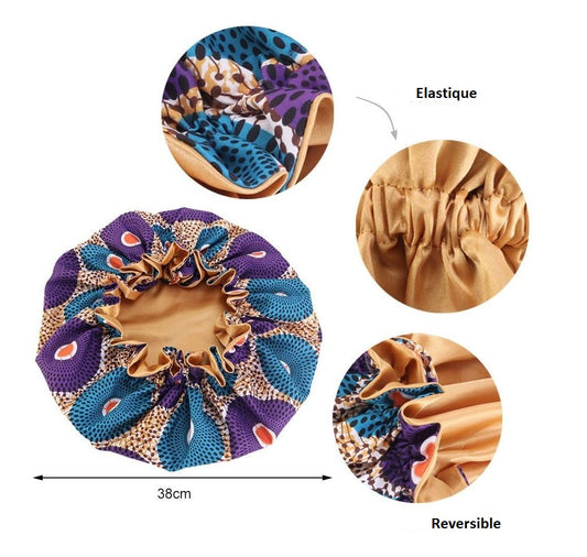 Bonnet Réversible Adulte Africa Touch - BR2