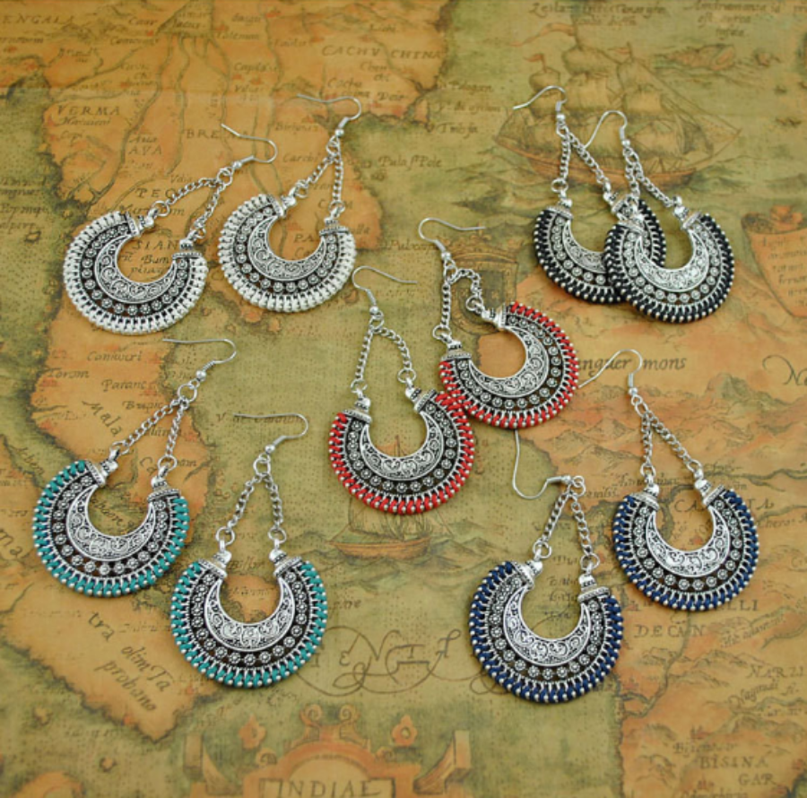 Boucles d'oreille d'inspiration ethnique: Les Bohémiennes