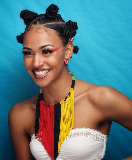 Collier d'inspiration ethnique: Terre d'Afrique