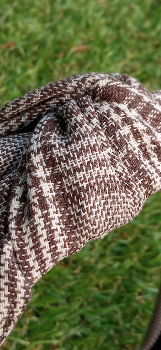 inspiration Ethnique Serre tête marron et beige en Tissu (Taille Enfant)