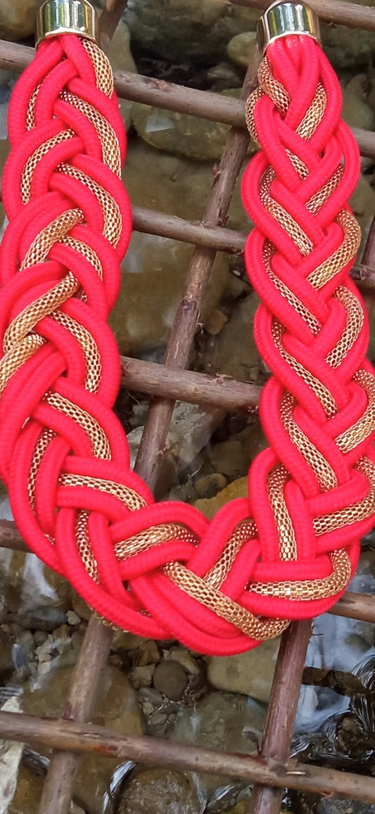 Collier d'inspiration ethnique: le Tressé