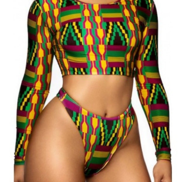 Terra Brasil: Maillot de bain 2 pièces Manche Longue
