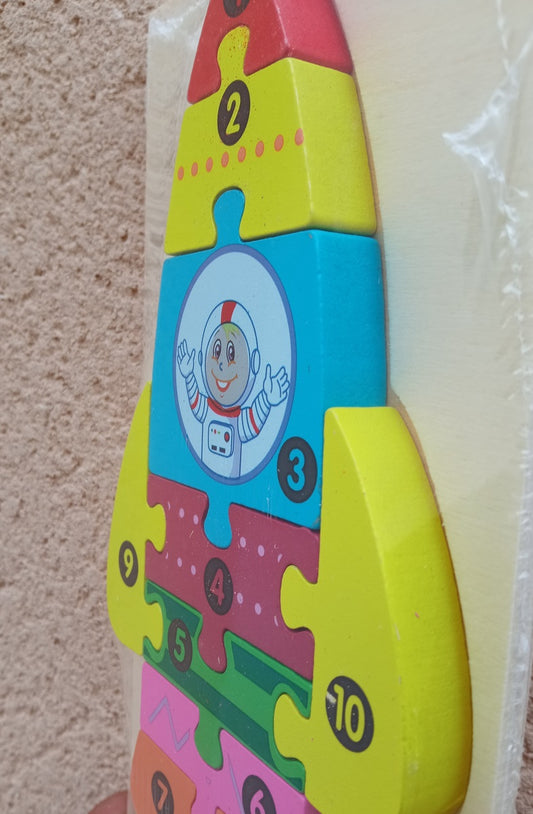 Puzzle Fusée Montessori