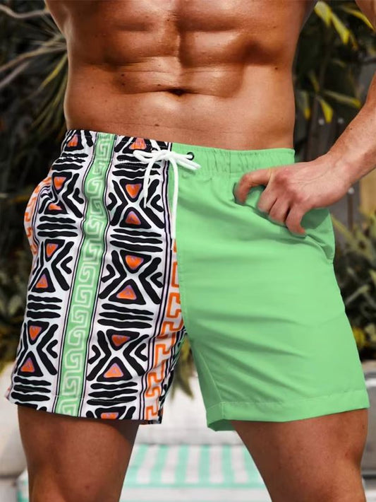 Bermuda Tribal Vert - Homme