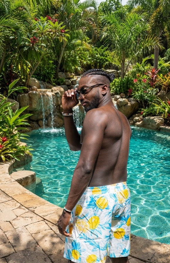 Bermuda Homme Citronné