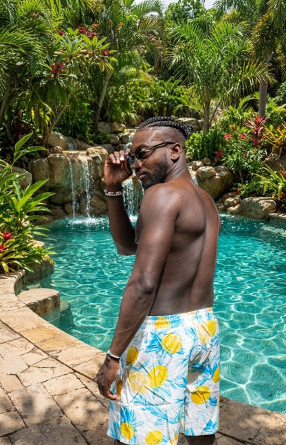 Bermuda Homme Citronné