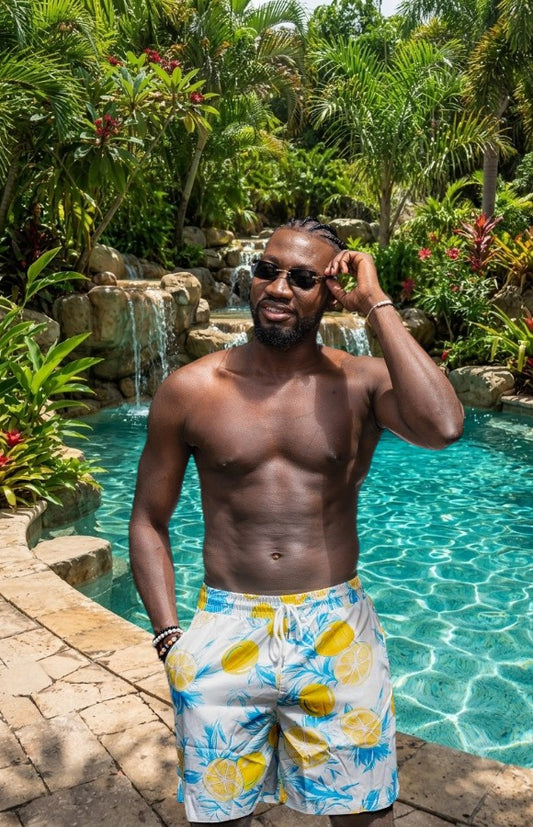 Bermuda Homme Citronné