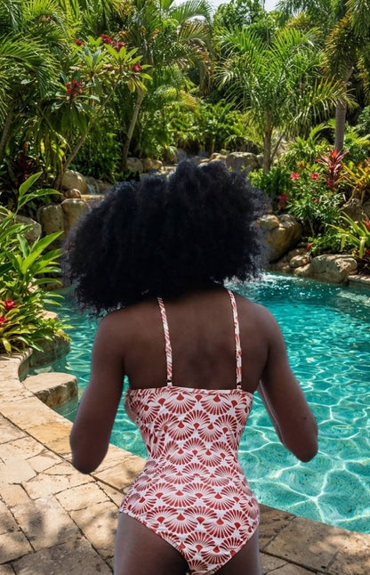 Maillot de bain 1 pièce Cocotier coloré