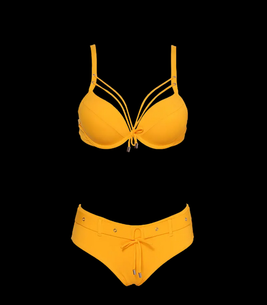 Yellow Tendance: Maillot de Bain 2 Pièces