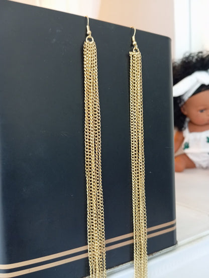 Boucles d'oreille d'inspiration ethnique: la Délicate Brillance