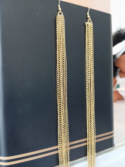 Boucles d'oreille d'inspiration ethnique: la Délicate Brillance