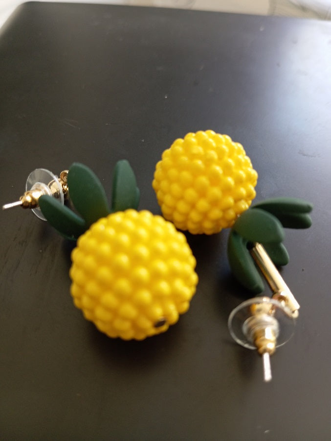 Boucles d'oreille d'inspiration ethnique: Les Citronnelles
