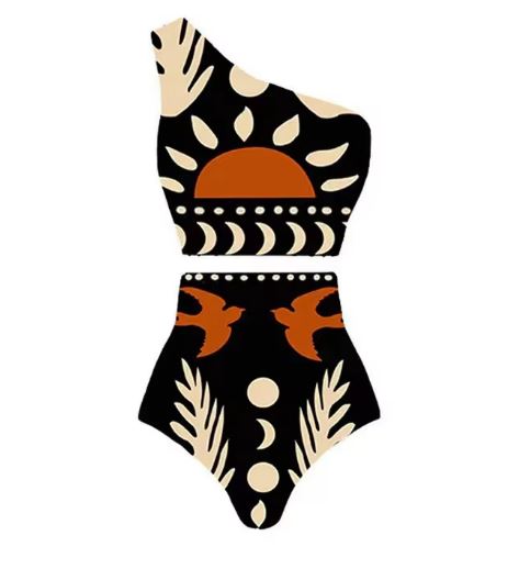Maillot de Bain 2 Pièces Ethnique