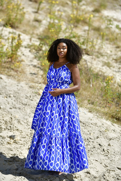Robe Fanta: Robe Ample Bleue