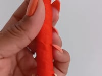 Fifalan: Eventail rond - En paille tissée - coloré marron