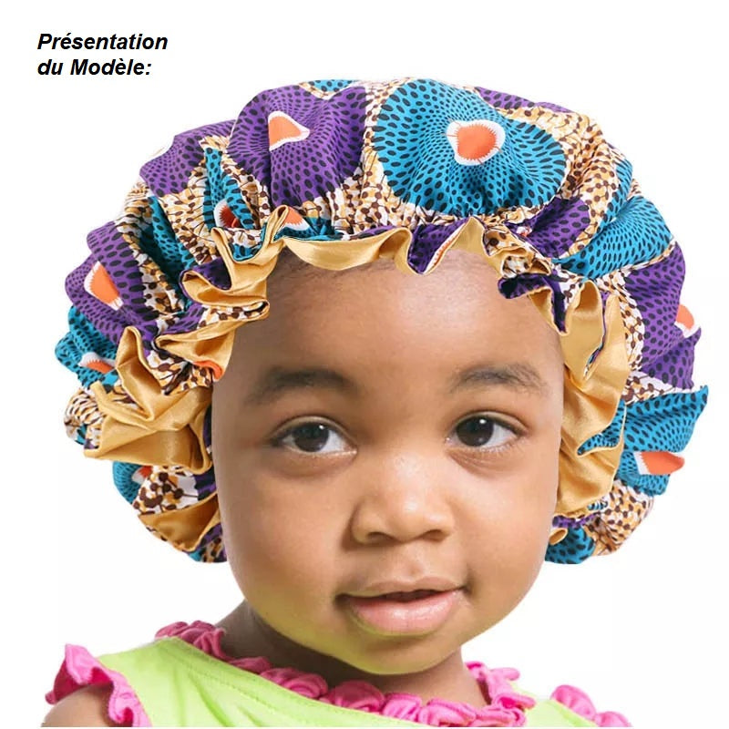 Bonnet Enfant Reversible en Satin - RevSat18