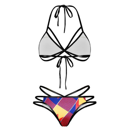 Brésilien Multicolore: Maillot de bain 2 Pièces