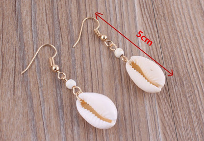 Boucles d'oreille les Cauris inspiration-ethnique.fr