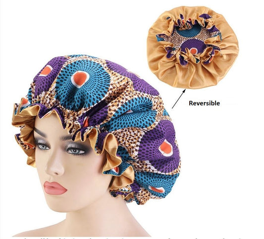 Bonnet Réversible Adulte Africa Touch - BR2