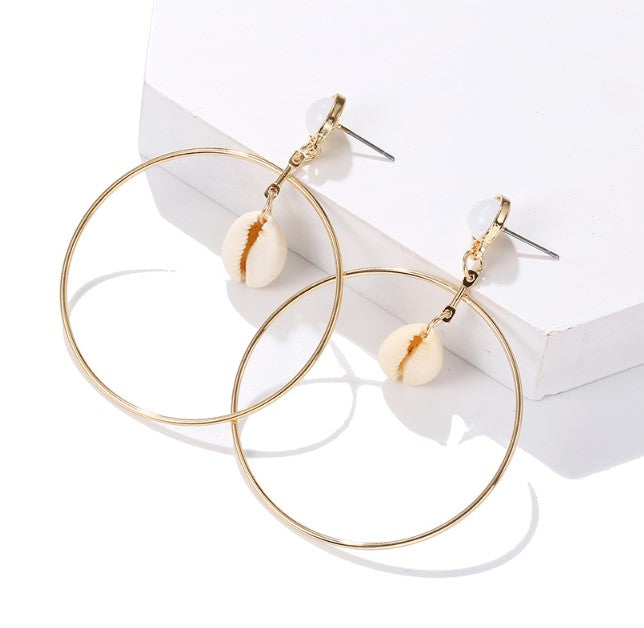 Boucles d'oreille d'inspiration ethnique: Les Créoles Cauri