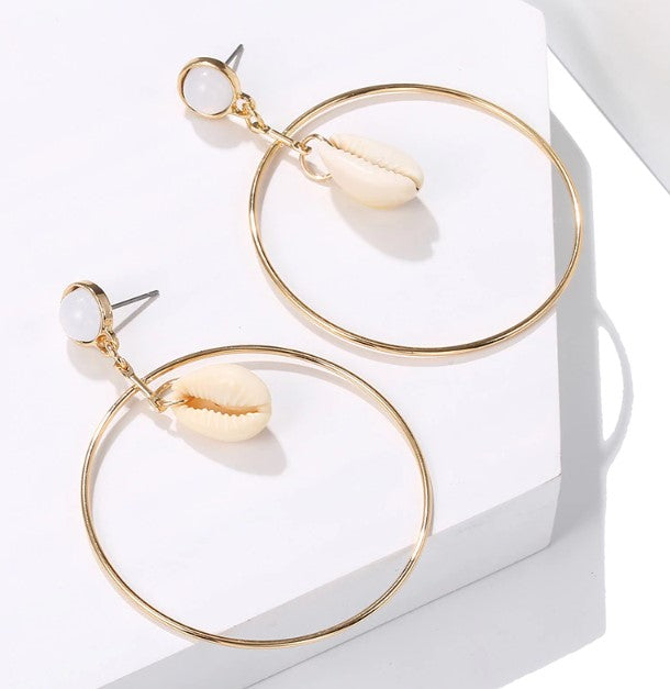 Boucles d'oreille d'inspiration ethnique: Les Créoles Cauri
