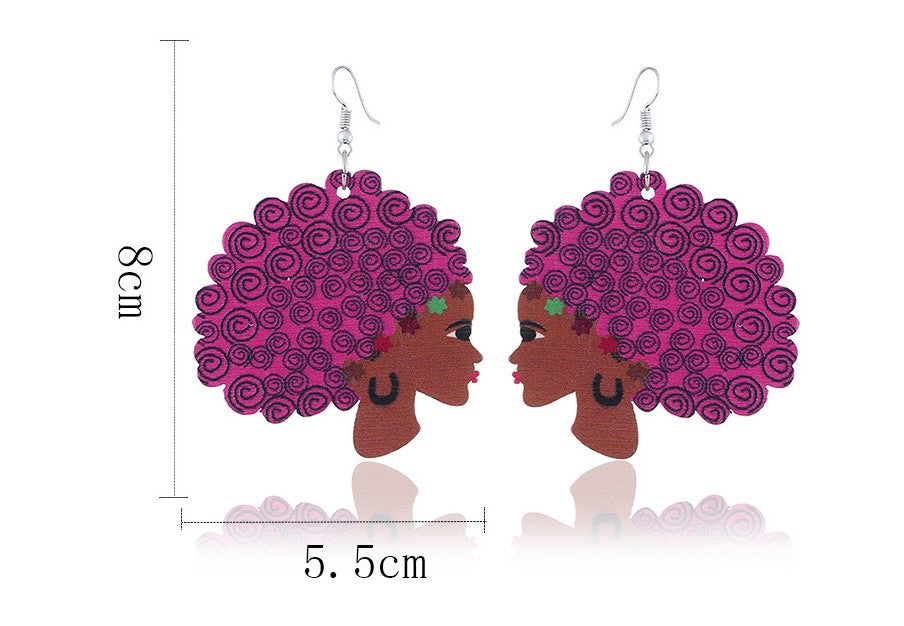 Boucles d'oreille miss color's inspiration-ethnique.fr