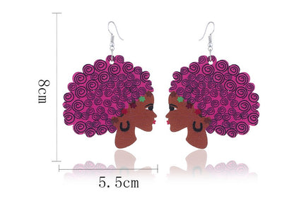 Boucles d'oreille miss color's inspiration-ethnique.fr