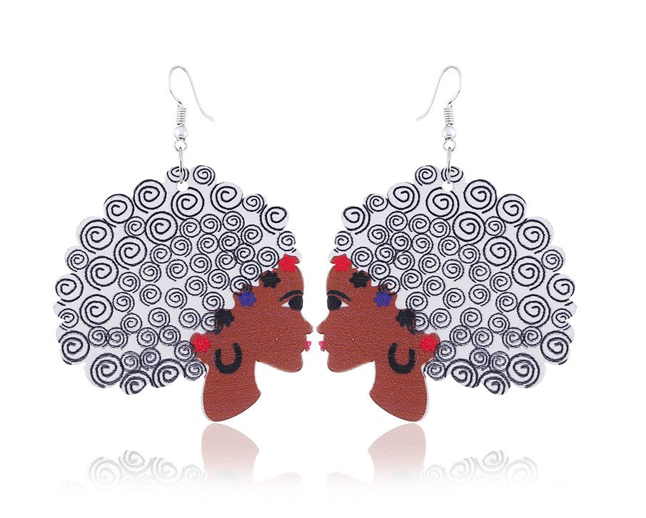 Boucles d'oreille miss color's inspiration-ethnique.fr