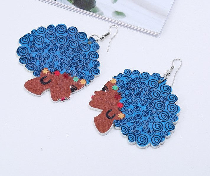Boucles d'oreille miss color's inspiration-ethnique.fr