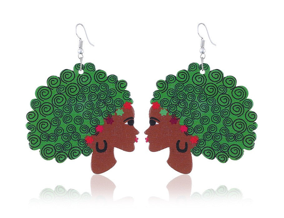 Boucles d'oreille miss color's inspiration-ethnique.fr