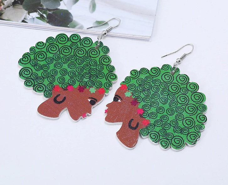 Boucles d'oreille miss color's inspiration-ethnique.fr
