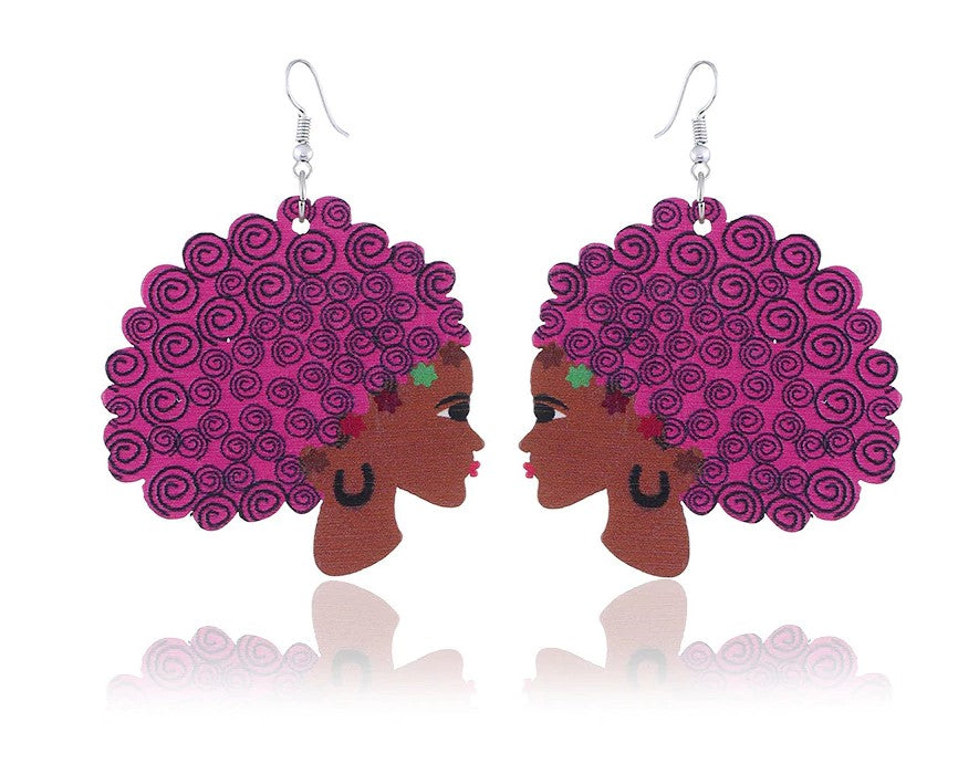 Boucles d'oreille miss color's inspiration-ethnique.fr