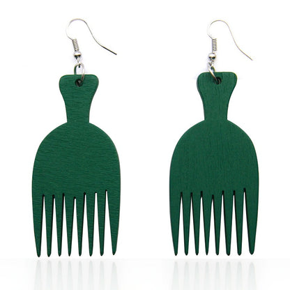 Boucles d'oreille d'inspiration ethnique: Peigne