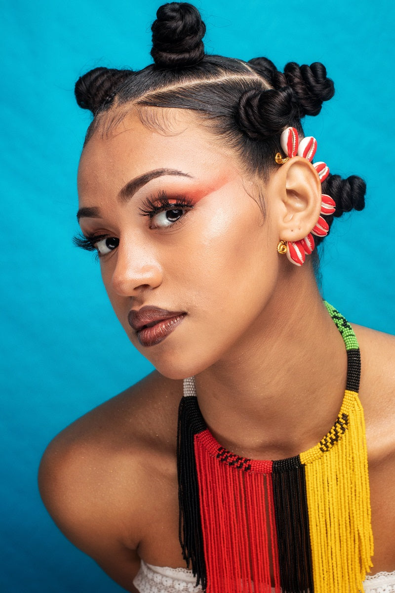 Collier d'inspiration ethnique: Terre d'Afrique