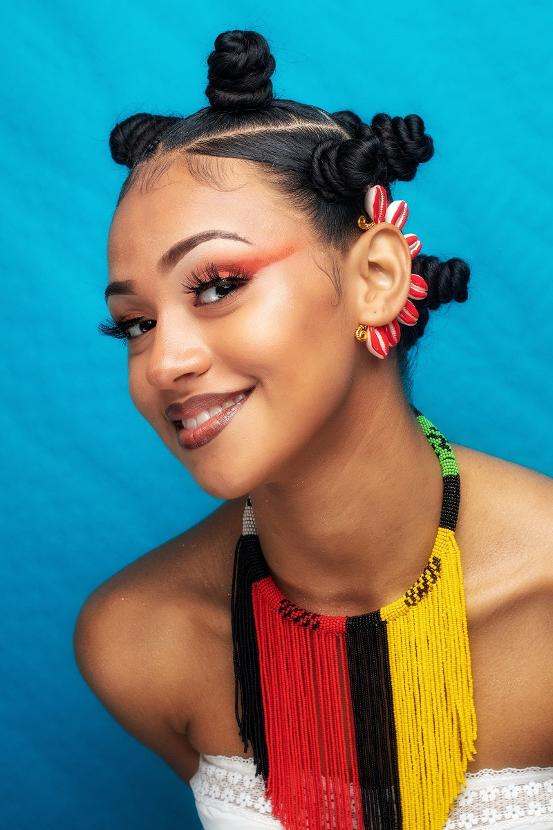 Collier d'inspiration ethnique: Terre d'Afrique