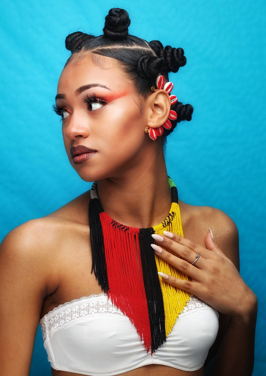 Collier d'inspiration ethnique: Terre d'Afrique