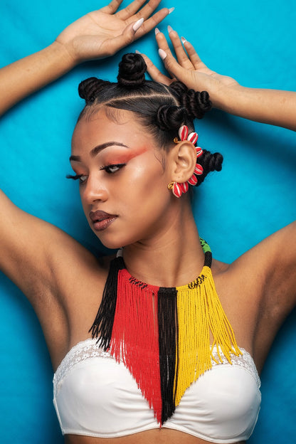 Collier d'inspiration ethnique: Terre d'Afrique