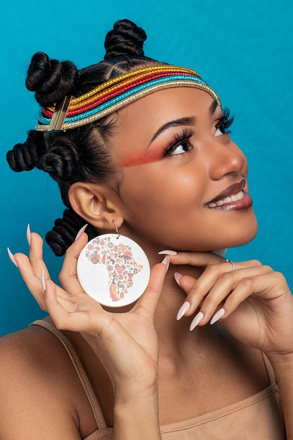 Boucles d'oreille d'inspiration ethnique: Africa