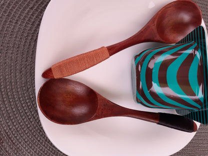 Cuillère à Dessert Duo en Bois