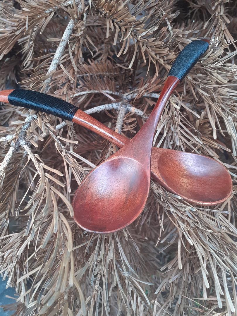 Cuillère à Dessert Duo en Bois