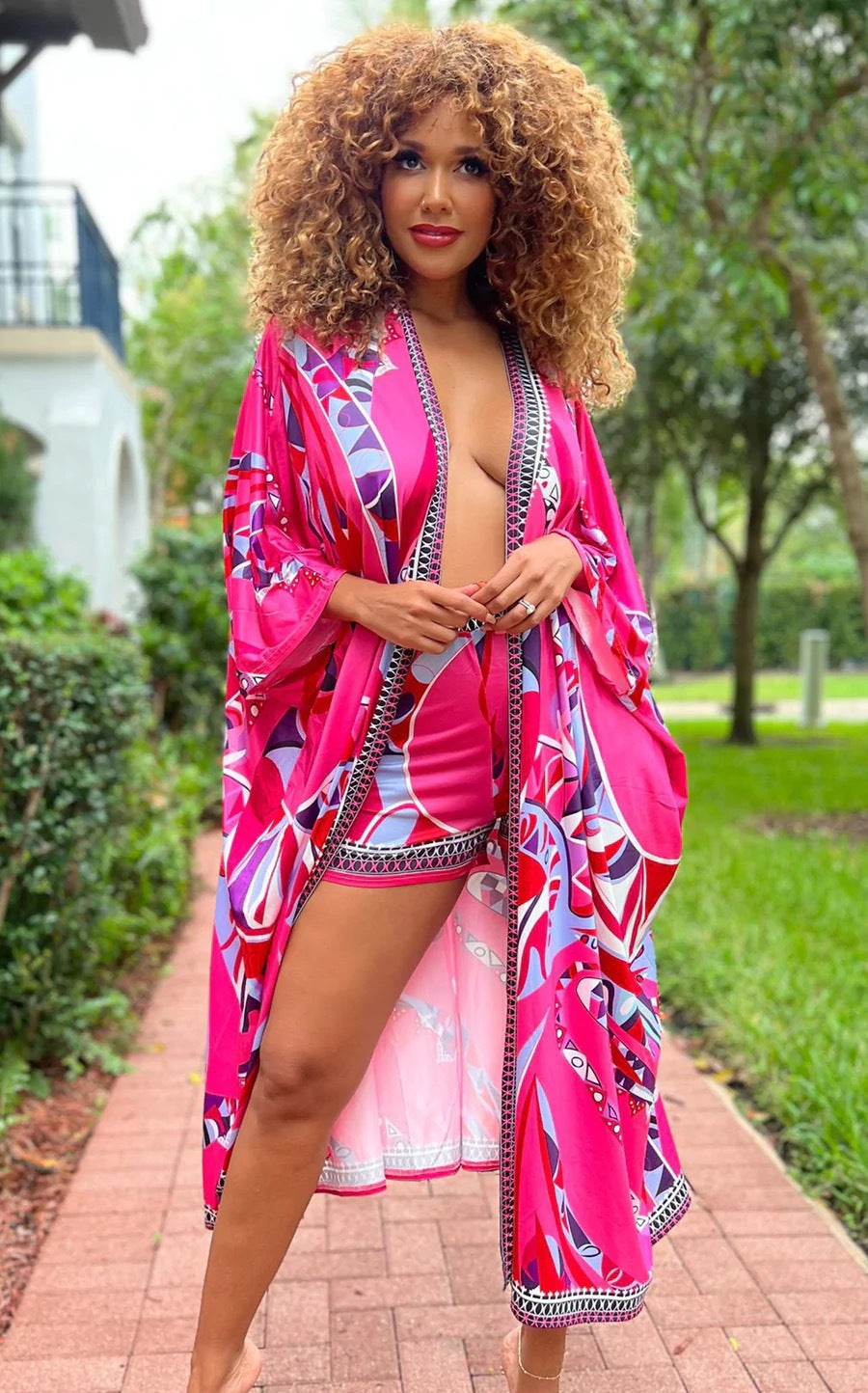 Pink Design: Shorty + Kimono