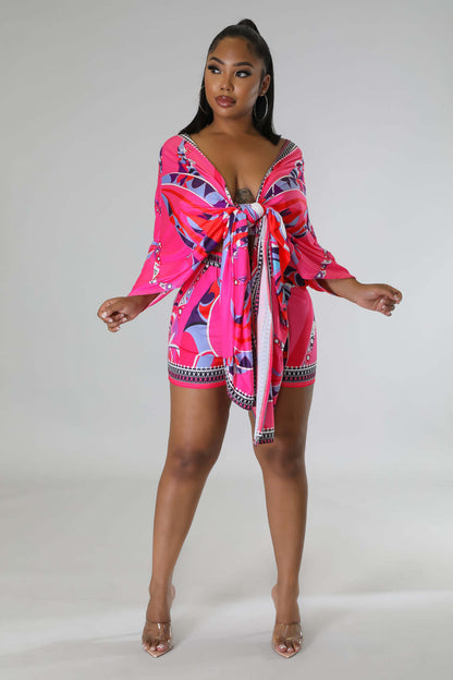 Pink Design: Shorty + Kimono