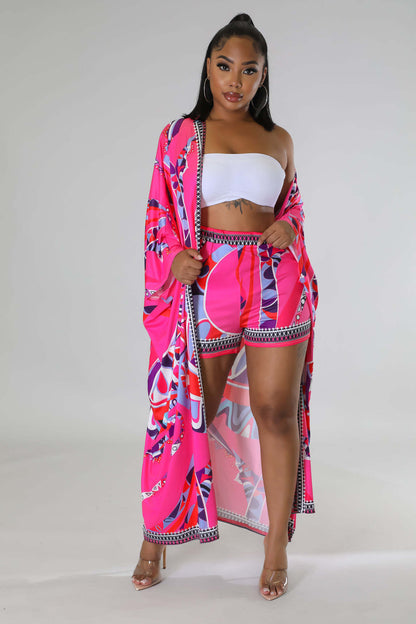 Pink Design: Shorty + Kimono