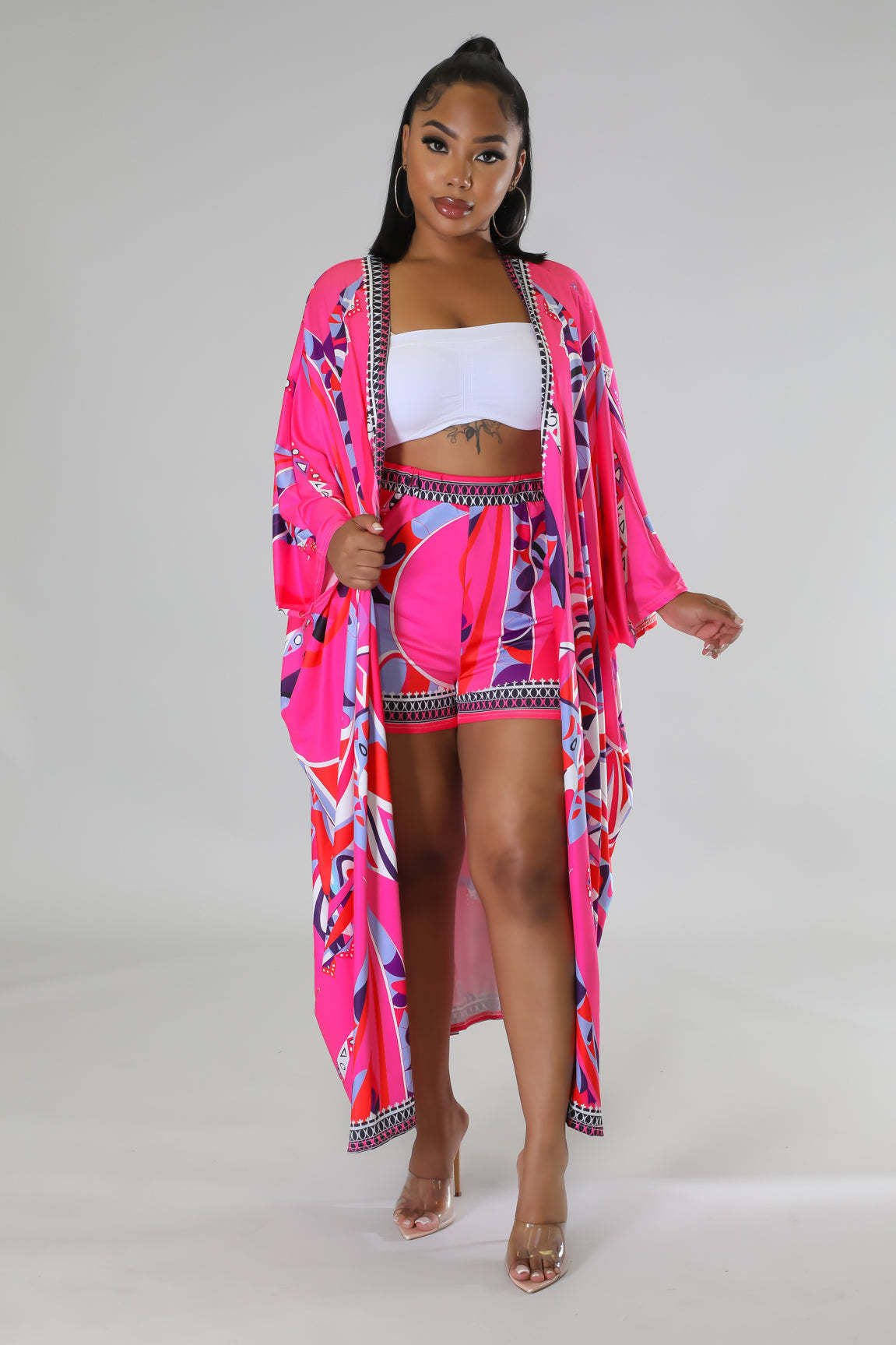 Pink Design: Shorty + Kimono