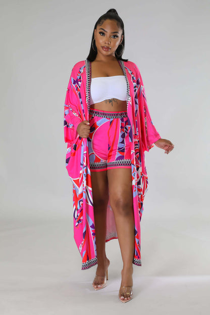 Pink Design: Shorty + Kimono
