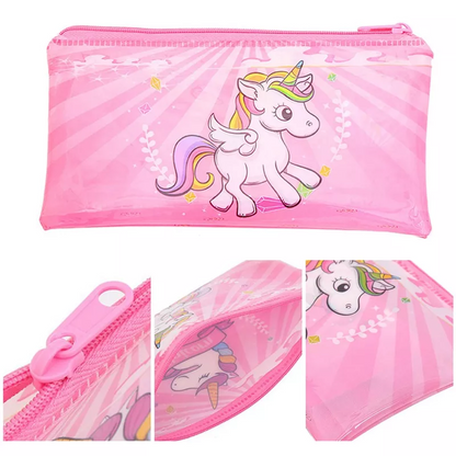 Ensemble Trousse Licorne Rose